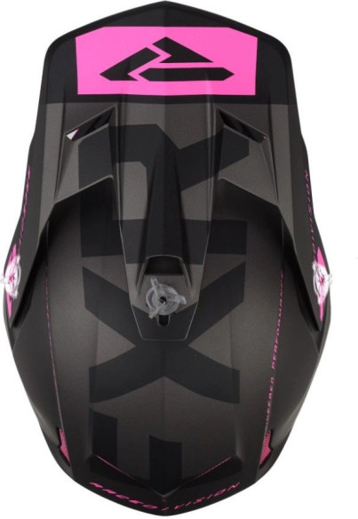 Casca Moto Enduro Clutch Evo Black Char Elec Pink