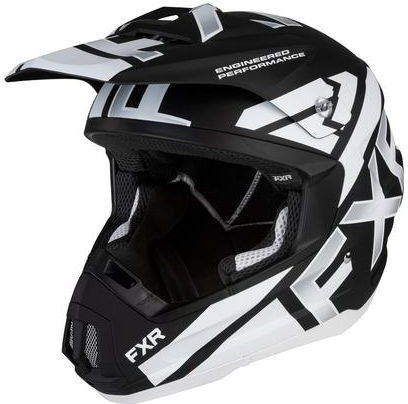 Casca MX Torque Team Black White 2020