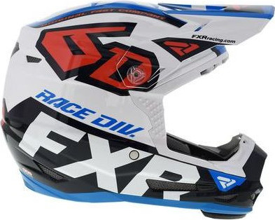 Casca Enduro Copii 6D ATR-2Y Youth Wht Navy Blue Nuke Red