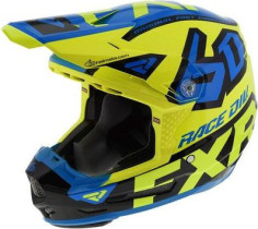 Casca MX Copii 6D ATR-2Y Youth Hi-Vis Blue Black 2020