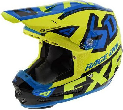 Casca MX Copii 6D ATR-2Y Youth Hi-Vis Blue Black 2020