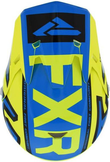 Casca MX Copii 6D ATR-2Y Youth Hi-Vis Blue Black 2020