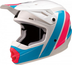 Casca MX Copii Rise Evac White Pink Blue 2020