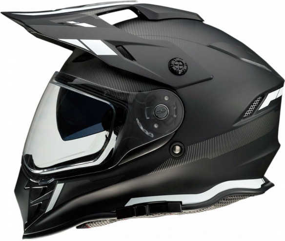 Casca ATV Range Uptake Negru Alb