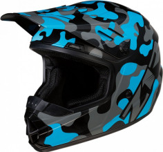 Casca MX Copii Rise Camo Albastru 2020