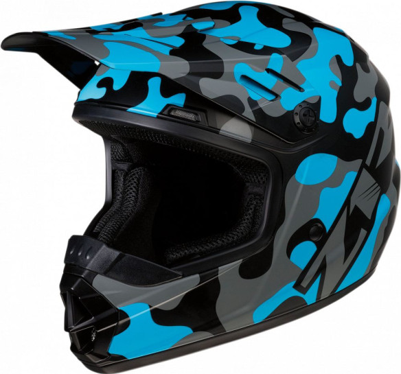 Casca MX Copii Rise Camo Albastru 2020