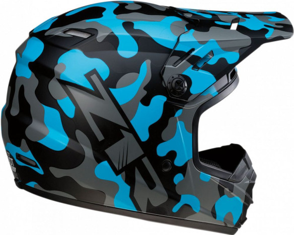 Casca MX Copii Rise Camo Albastru 2020