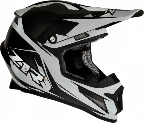 Casca MX Rise Ascend Alb Negru Mat 2020