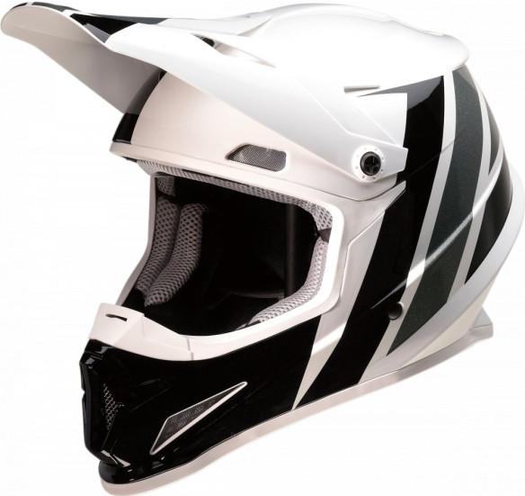 Casca MX Rise Evac Alb Negru Gri 2020