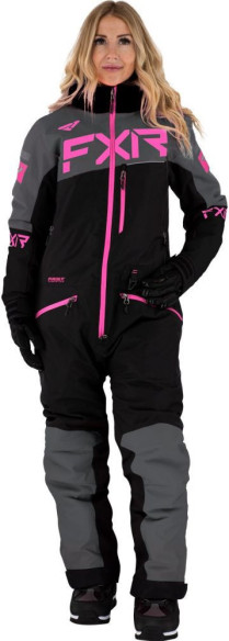 Combinezon Dama Insulated Squadron Black Charcoal Elec Pink 2021