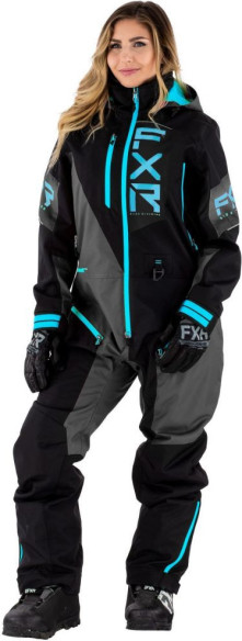 Combinezon Dama W Recruit Non-Insulated LiteBlack Char Sky Blue 2021