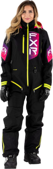 Combinezon Dama W Recruit Non-Insulated Lite Black Fuchsia Fade Hi Vis 2021
