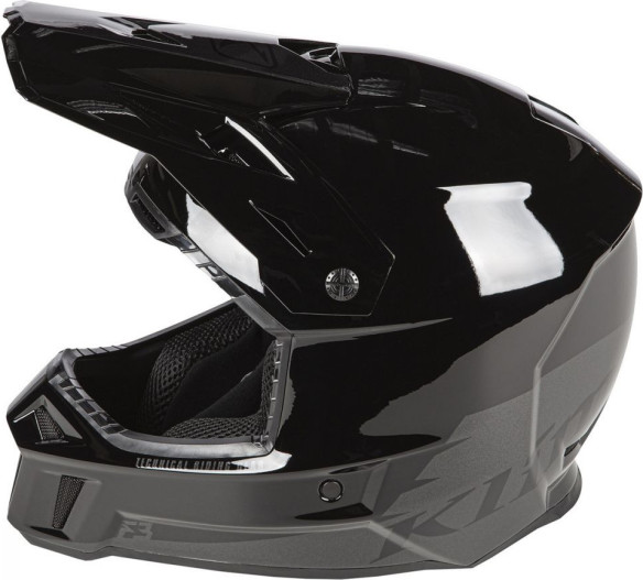 Casca Snow F3 ECE DOT TRG Black 2021