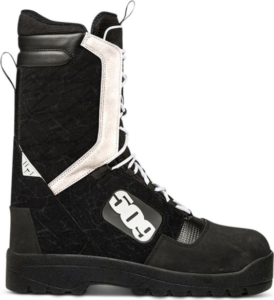 Bocanci Snow Raid Laced Black White 2021