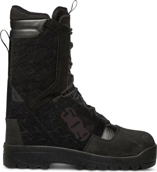 Bocanci Snow Raid Laced Black Black 2021