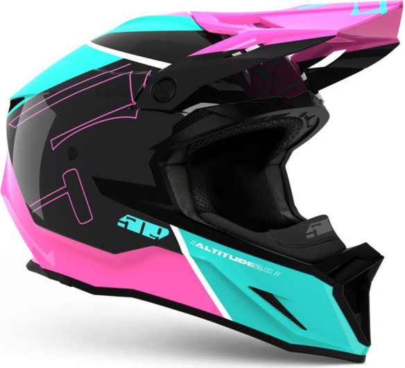 Casca Snowmobil Altitude 2.0 ECE Teal Aura