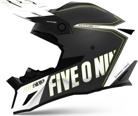 Casca Snowmobil Altitude 2.0 Carbon Fiber 3K ECE Hi Flow Storm Chaser Gloss 2022