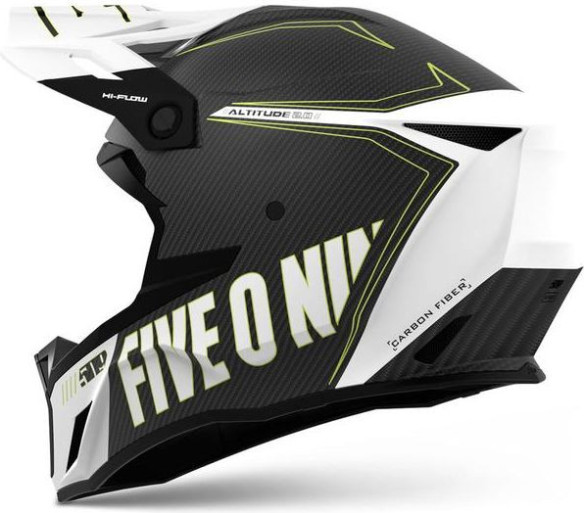 Casca Snowmobil Altitude 2.0 Carbon Fiber 3K ECE Hi Flow Storm Chaser Gloss 2022