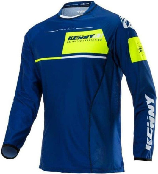 Tricou MX Titanium S20 Navy Neon Yellow