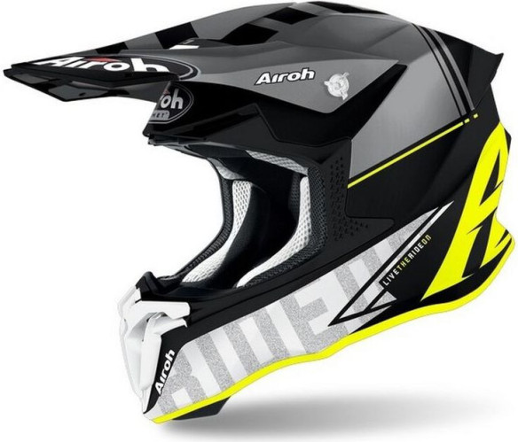 Casca Moto Enduro TWIST 2.0 TECH YELLOW MATT