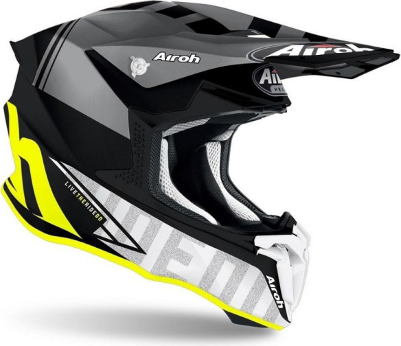 Casca Moto Enduro TWIST 2.0 TECH YELLOW MATT