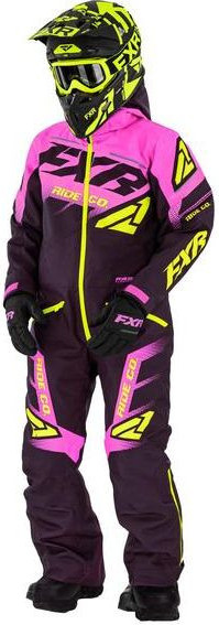 Combinezon Copii Insulated Boost Plum Elec Pink Hi Vis 2021
