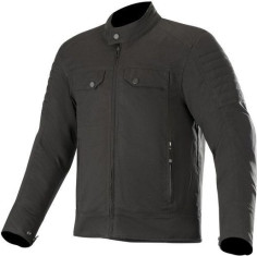 Geaca Moto Ray Canvas V2 - Oscar Colection Negru