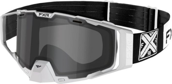 Ochelari Snowmobil Combat Black White