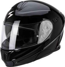 Casca Moto Flip-Up Exo 920 Solid Black Glossy
