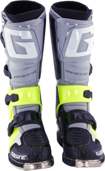Cizme Moto MX SG12 Gray Yellow Black