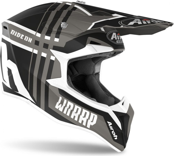 Casca Moto MX Wraap Broken Anthracite Matt 2020