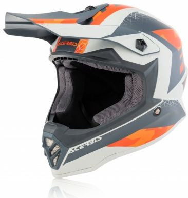 Casca Moto Mx Copii Impact Steel Orange Gray 2020