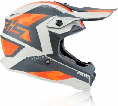 Casca Moto Mx Copii Impact Steel Orange Gray 2020