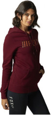 Hanorac Moto Dama Cu Fermoar Break Check Cranberry
