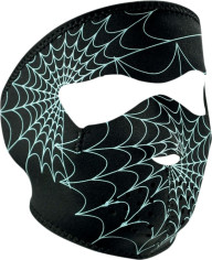 Masca Fata Full Face Glow-in-the-dark Spider Web One Size Wnfm057g