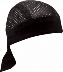 Bandana Vented Sport Black One Size Zvs114