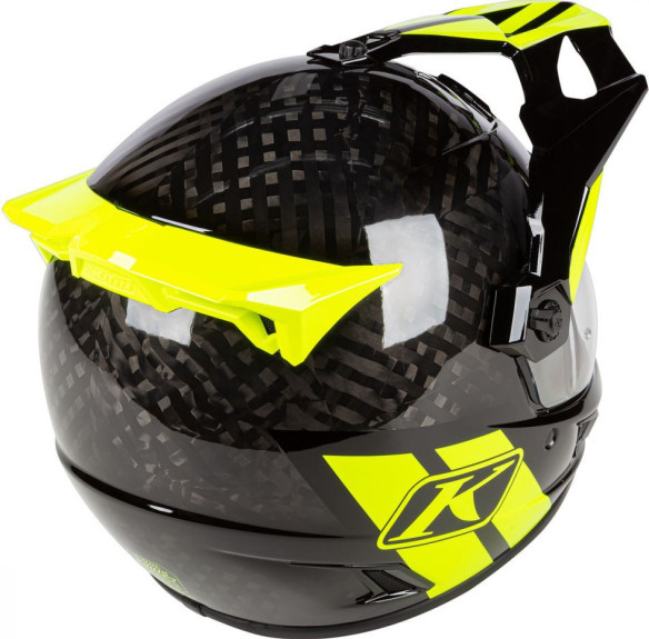 Casca Moto Touring Krios Karbon Adventure ECE Twotrak Vivid Black 2021