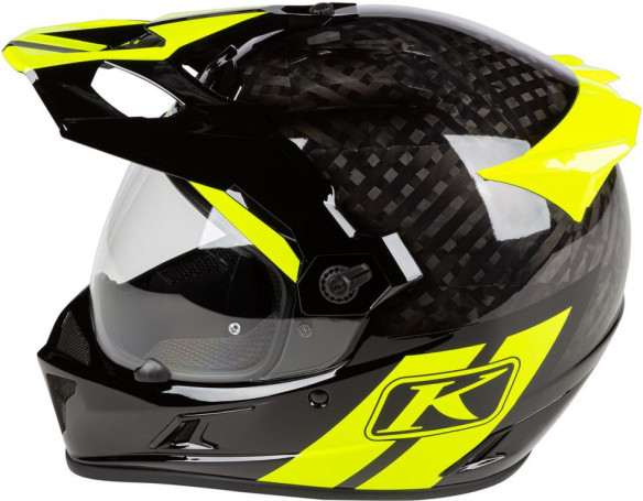 Casca Moto Touring Krios Karbon Adventure ECE Twotrak Vivid Black 2021