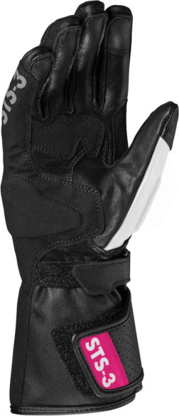 Manusi Moto Piele Sport Dama STS-R3 Negru Fuchsia