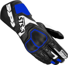 Manusi Moto Piele Sport STS-R3 Black Blue 2021