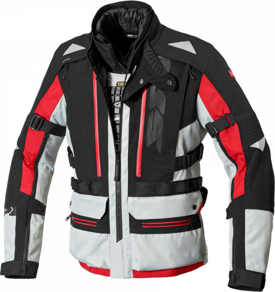 Geaca Moto Textila Touring All Road H2OUT Black Red 2021