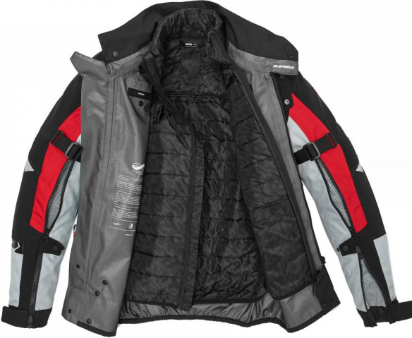 Geaca Moto Textila Touring All Road H2OUT Black Red 2021