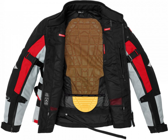 Geaca Moto Textila Touring All Road H2OUT Black Red 2021