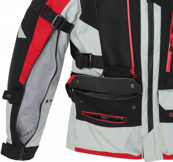 Geaca Moto Textila Touring All Road H2OUT Black Red 2021