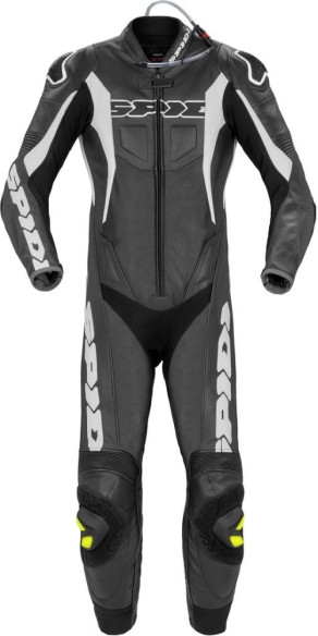 Combinezon Moto Piele Sport Warrior P Pro Negru Alb 2021