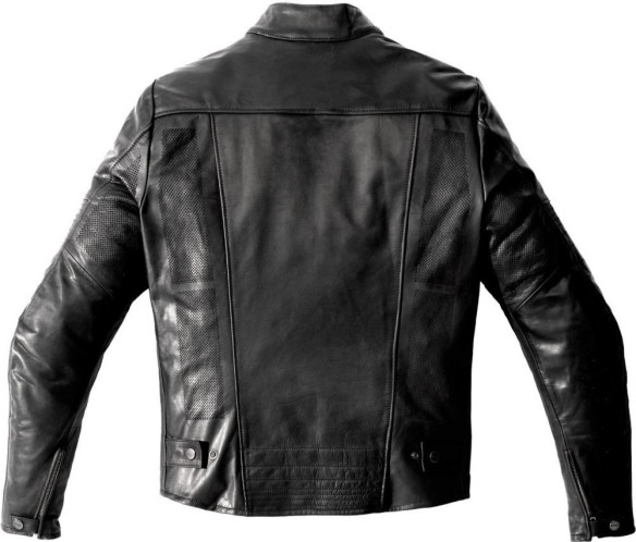 Geaca Moto Piele Garage Perforated Black 2021