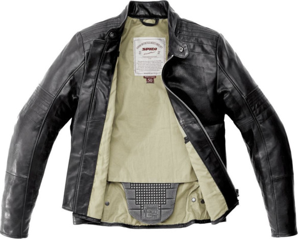 Geaca Moto Piele Garage Perforated Black 2021