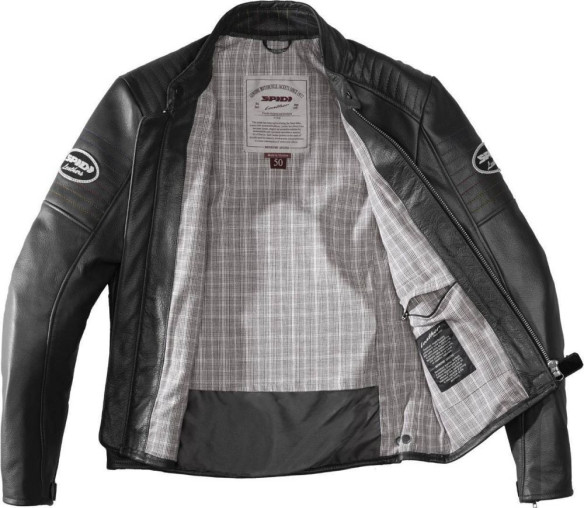 Geaca Moto Piele Clubber Black 2021