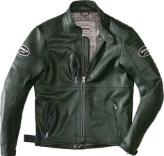 Geaca Moto Piele Clubber Green Ice 2021