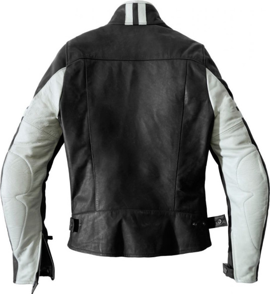 Geaca Moto Piele Dama Vintage Ice Black 2021